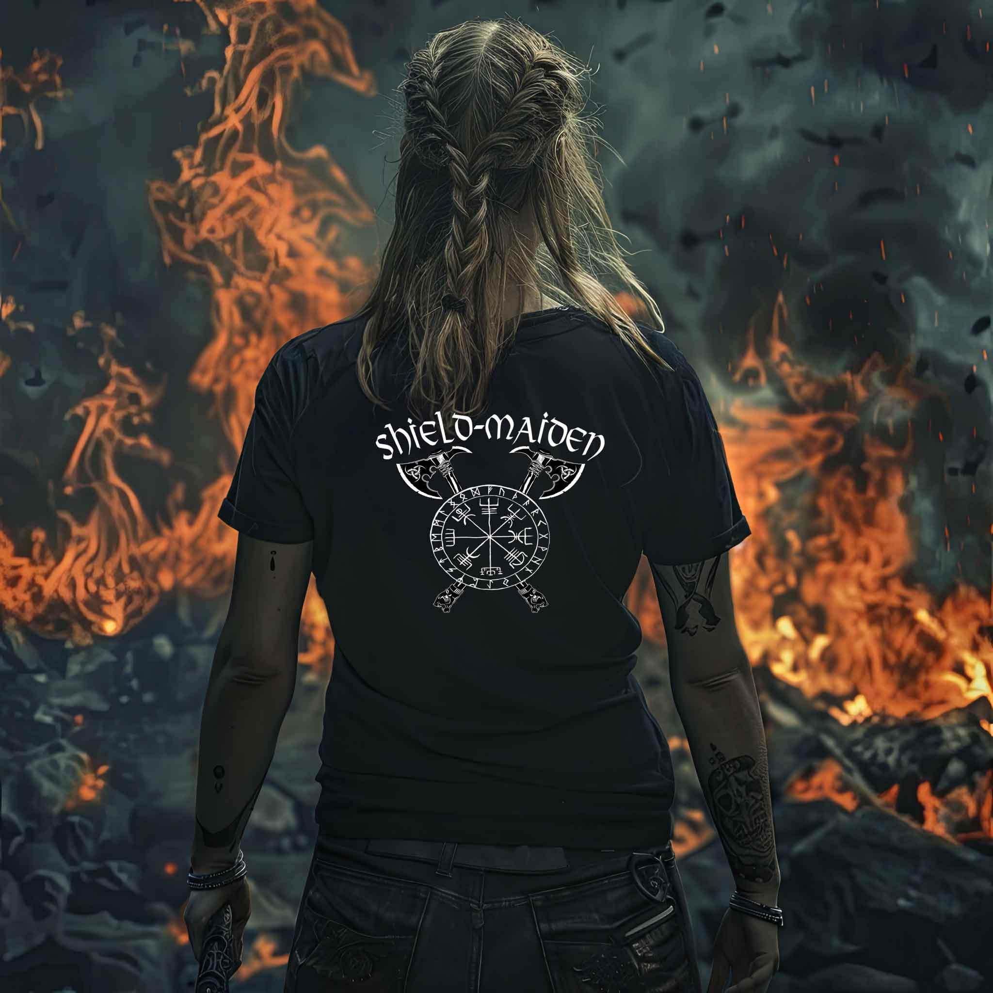 Neu Schildmaiden Extended Gerader Schnitt XS-5XL - Nordic Viking Wear