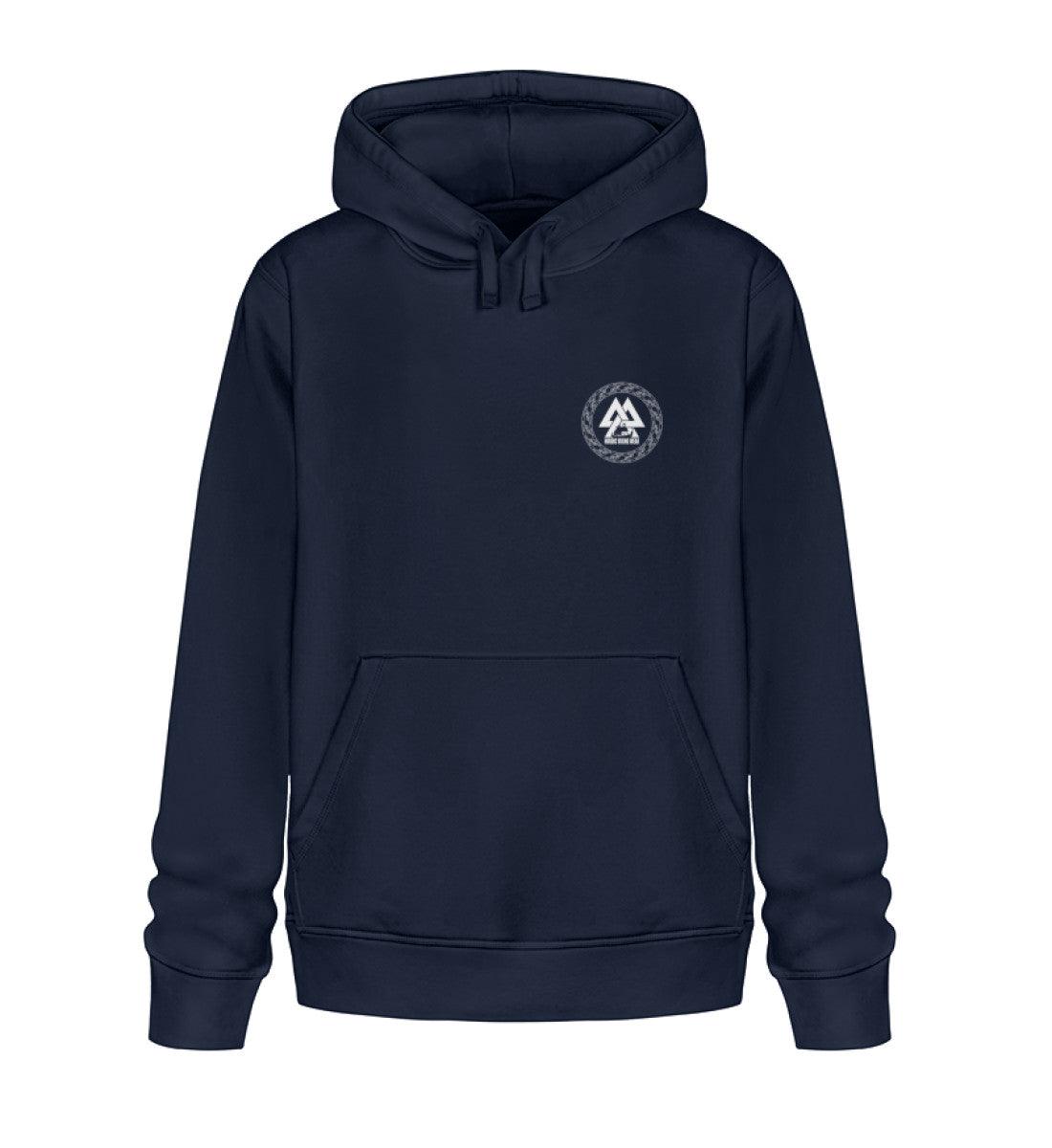 Wikinger Premium Hoodie – Thors Hammer mit Blutadler und Binde-Runen - Nordic Viking Wear