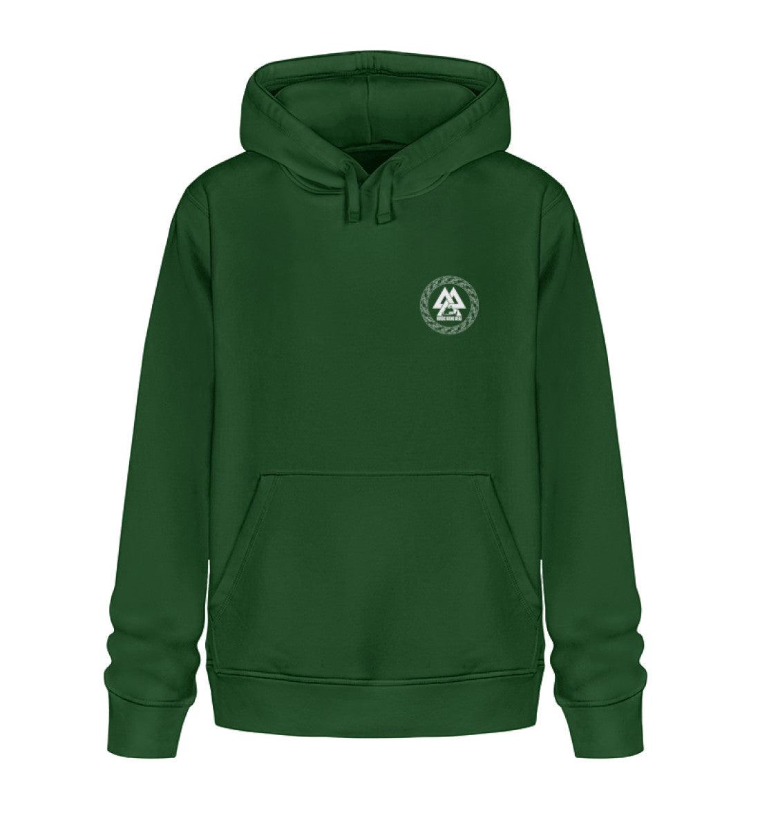 Wikinger Premium Hoodie – Thors Hammer mit Blutadler und Binde-Runen - Nordic Viking Wear