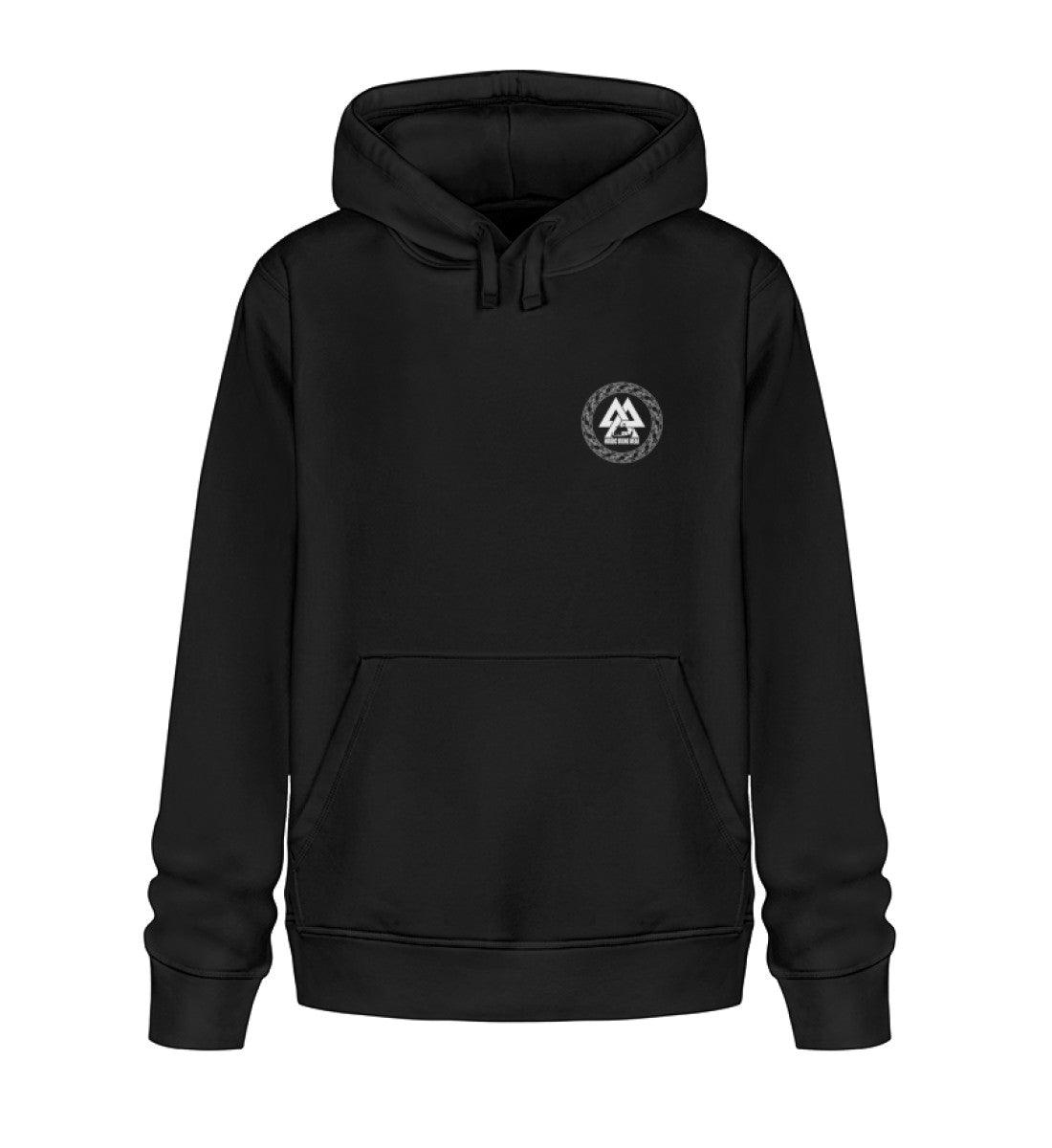 Wikinger Premium Hoodie – Thors Hammer mit Blutadler und Binde-Runen - Nordic Viking Wear