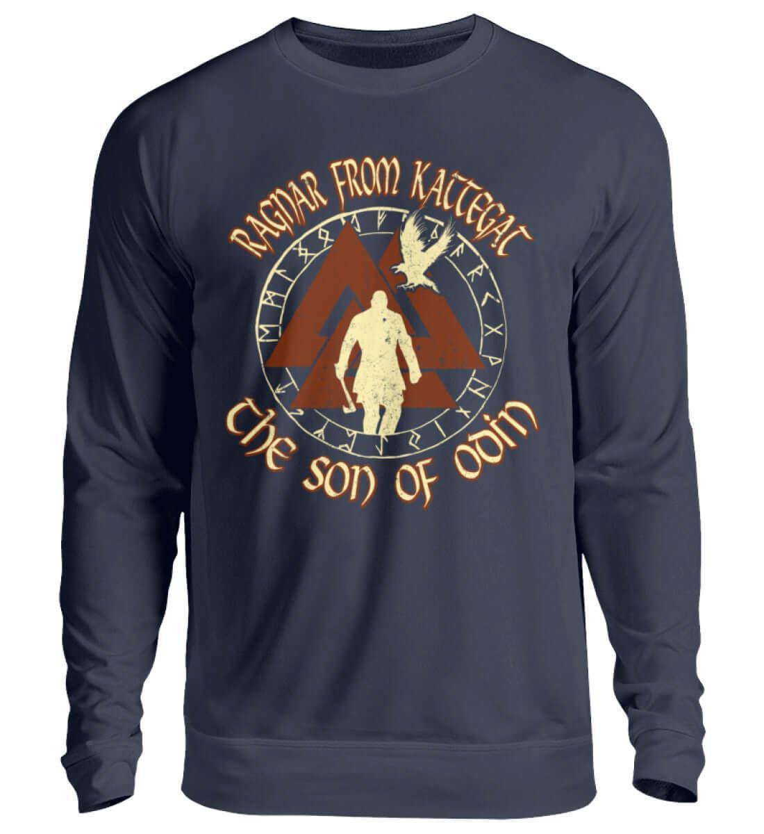 Ragnar Lothbrok Viking Sweatshirt - Nordic Mythology Warrior Tee - Odin's Son Valhalla Apparel - Nordic Viking Wear