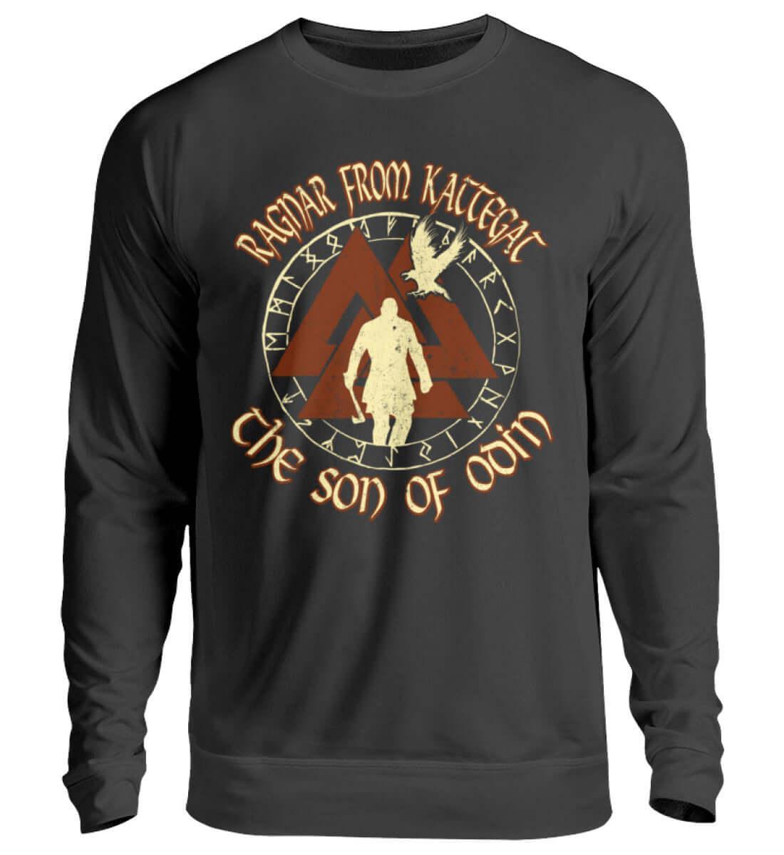 Ragnar Lothbrok Viking Sweatshirt - Nordic Mythology Warrior Tee - Odin's Son Valhalla Apparel - Nordic Viking Wear