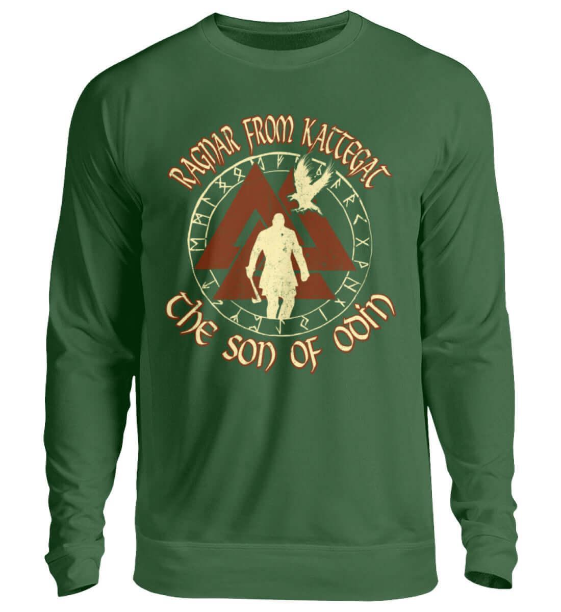Ragnar Lothbrok Viking Sweatshirt - Nordic Mythology Warrior Tee - Odin's Son Valhalla Apparel - Nordic Viking Wear