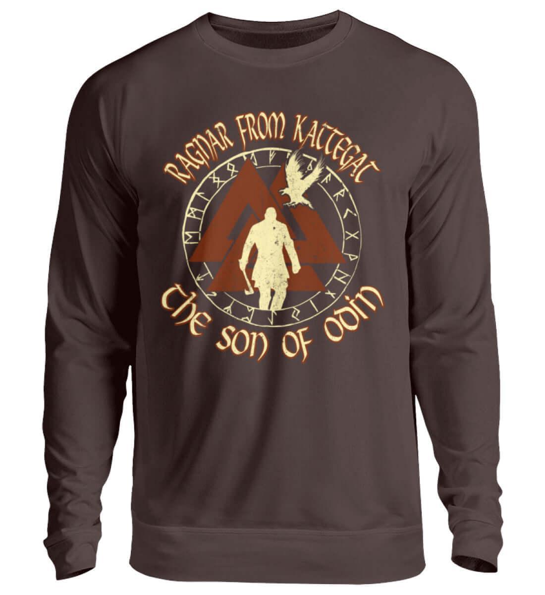 Ragnar Lothbrok Viking Sweatshirt - Nordic Mythology Warrior Tee - Odin's Son Valhalla Apparel - Nordic Viking Wear