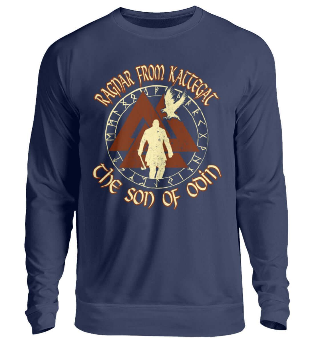 Ragnar Lothbrok Viking Sweatshirt - Nordic Mythology Warrior Tee - Odin's Son Valhalla Apparel - Nordic Viking Wear