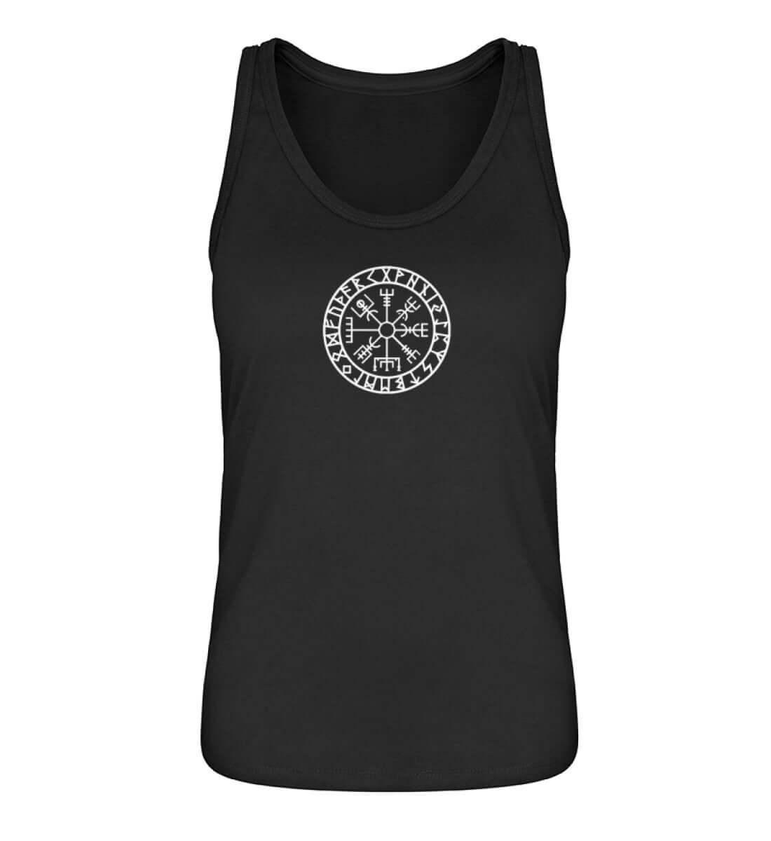 Schildmaiden Tank Top – Vegvísir Wikinger Kompass - Nordic Viking Wear