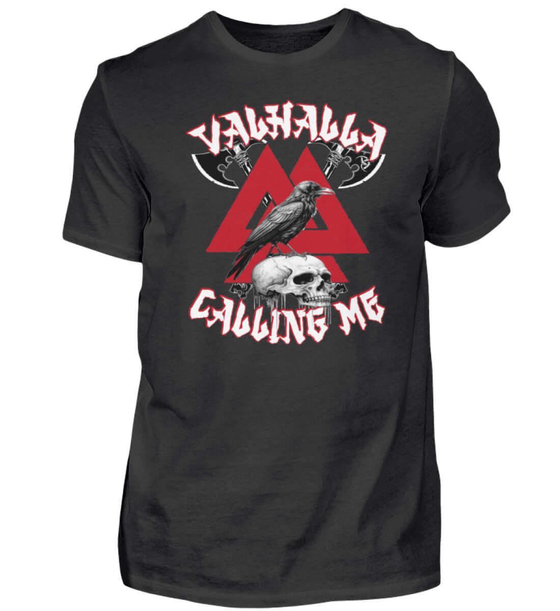 Valhalla Calling Me Valknut - Herren Premiumshirt - Nordic Viking Wear