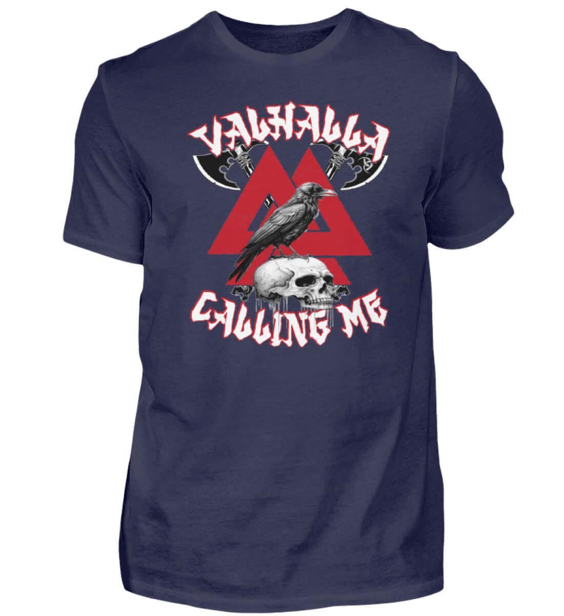 Valhalla Calling Me Valknut - Herren Premiumshirt - Nordic Viking Wear
