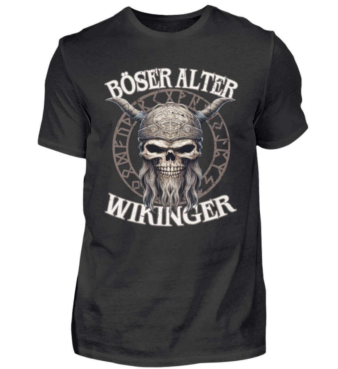 "Böser Alter Wikinger" T-Shirt – Humorvolles Design für Nordische Krieger - Nordic Viking Wear