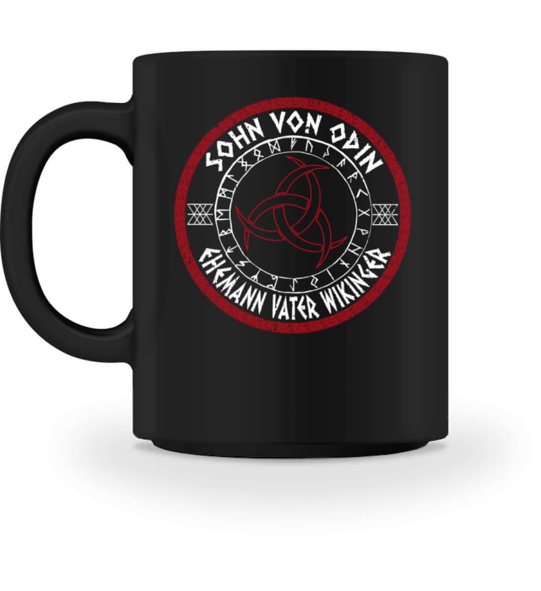 Sohn von Odin - Ehemann Vater Wikinger" - Tasse für den Krieger im Alltag - Nordic Viking Wear