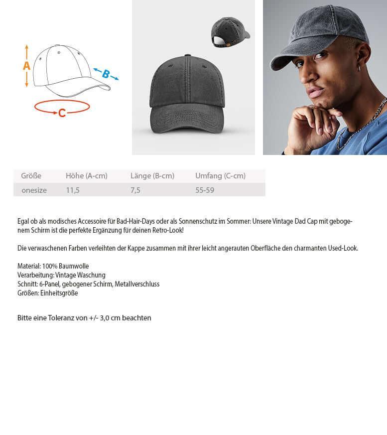 Wikinger/Schildmaiden Vintage Dad Cap "Plündergeist" – Ruf der Freiheit - Nordic Viking Wear
