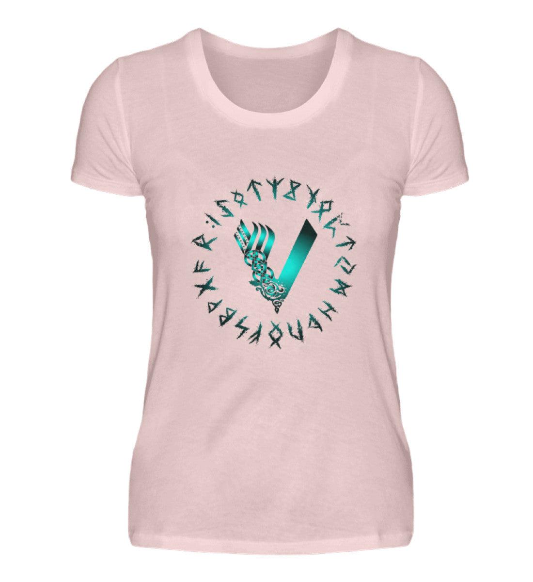 Schildmaiden Premiumshirt mit Runen und Keltischem Design – Nordische Mystik für wahre Krieger - Nordic Viking Wear