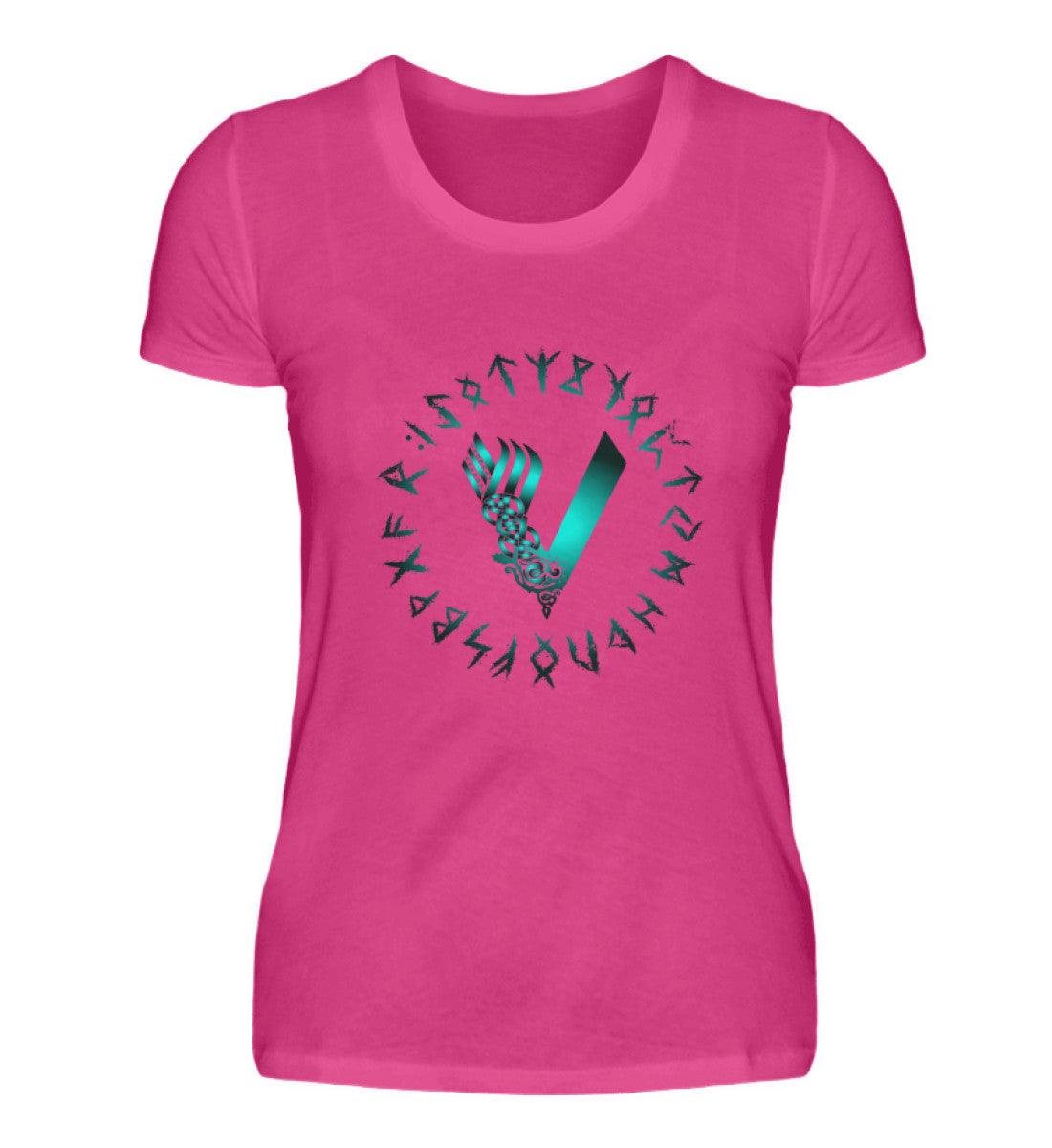 Schildmaiden Premiumshirt mit Runen und Keltischem Design – Nordische Mystik für wahre Krieger - Nordic Viking Wear