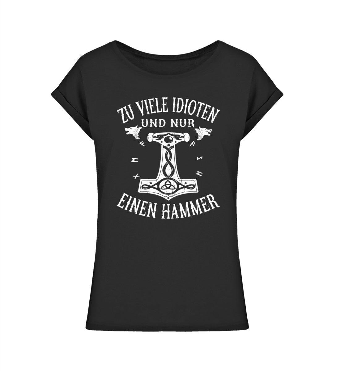 Schildmaiden Extended Shirt – "Zu viele Idioten und nur einen Hammer" - Nordic Viking Wear