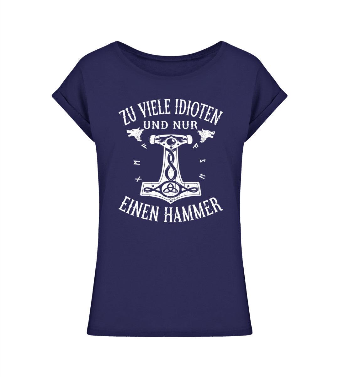Schildmaiden Extended Shirt – "Zu viele Idioten und nur einen Hammer" - Nordic Viking Wear