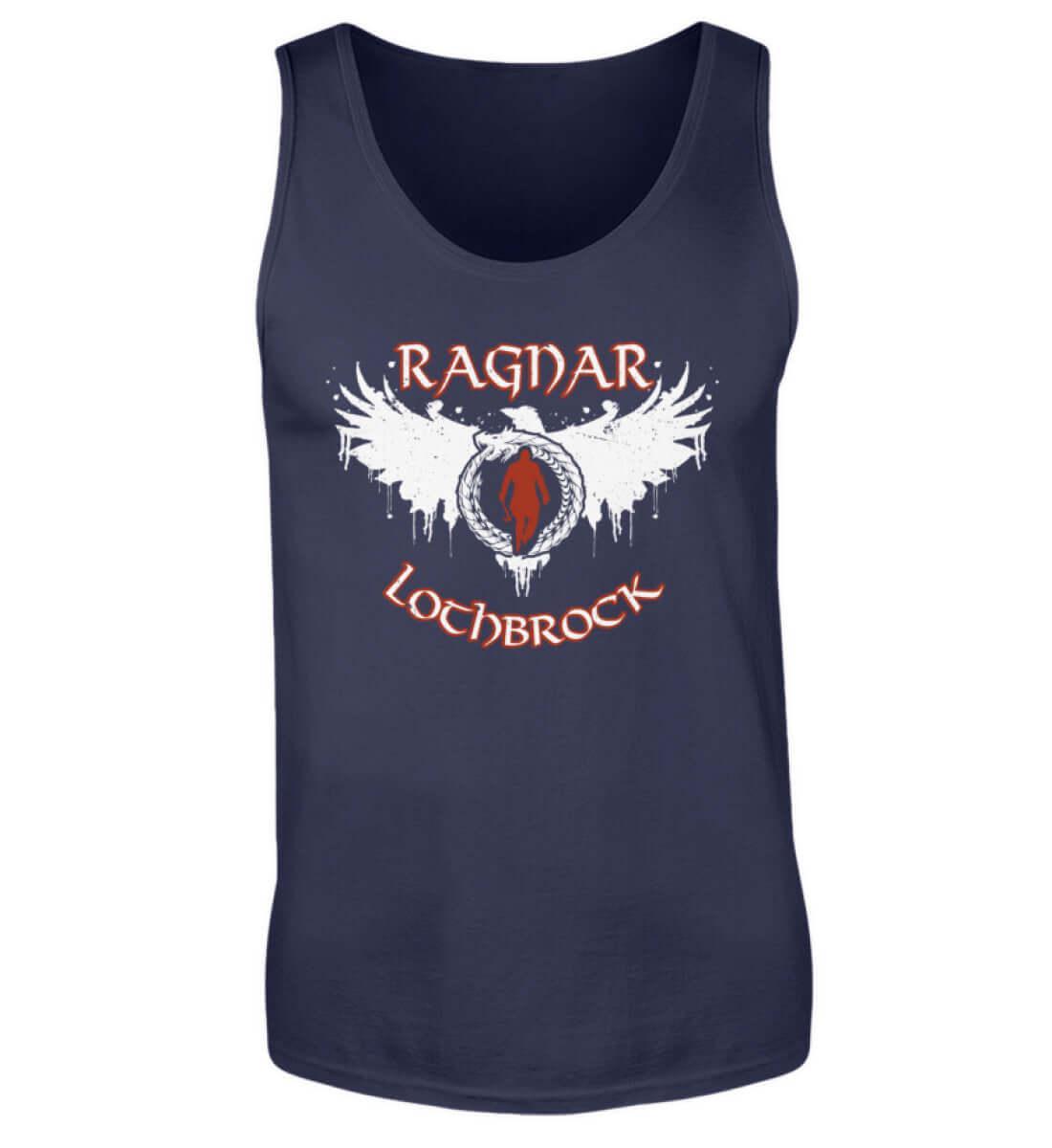 Ragnar Inspirierter Wikinger Tanktop – Eroberergeist und Legenden Design - Nordic Viking Wear