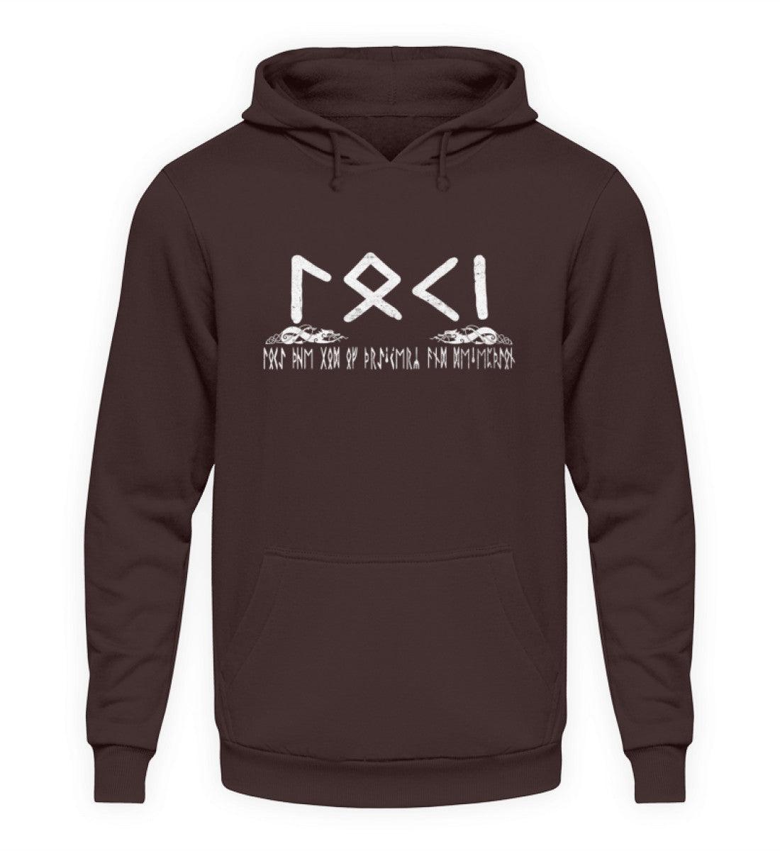 Wikinger Hoodie Loki Der Gott der List und Täuschung - Nordic Viking Wear