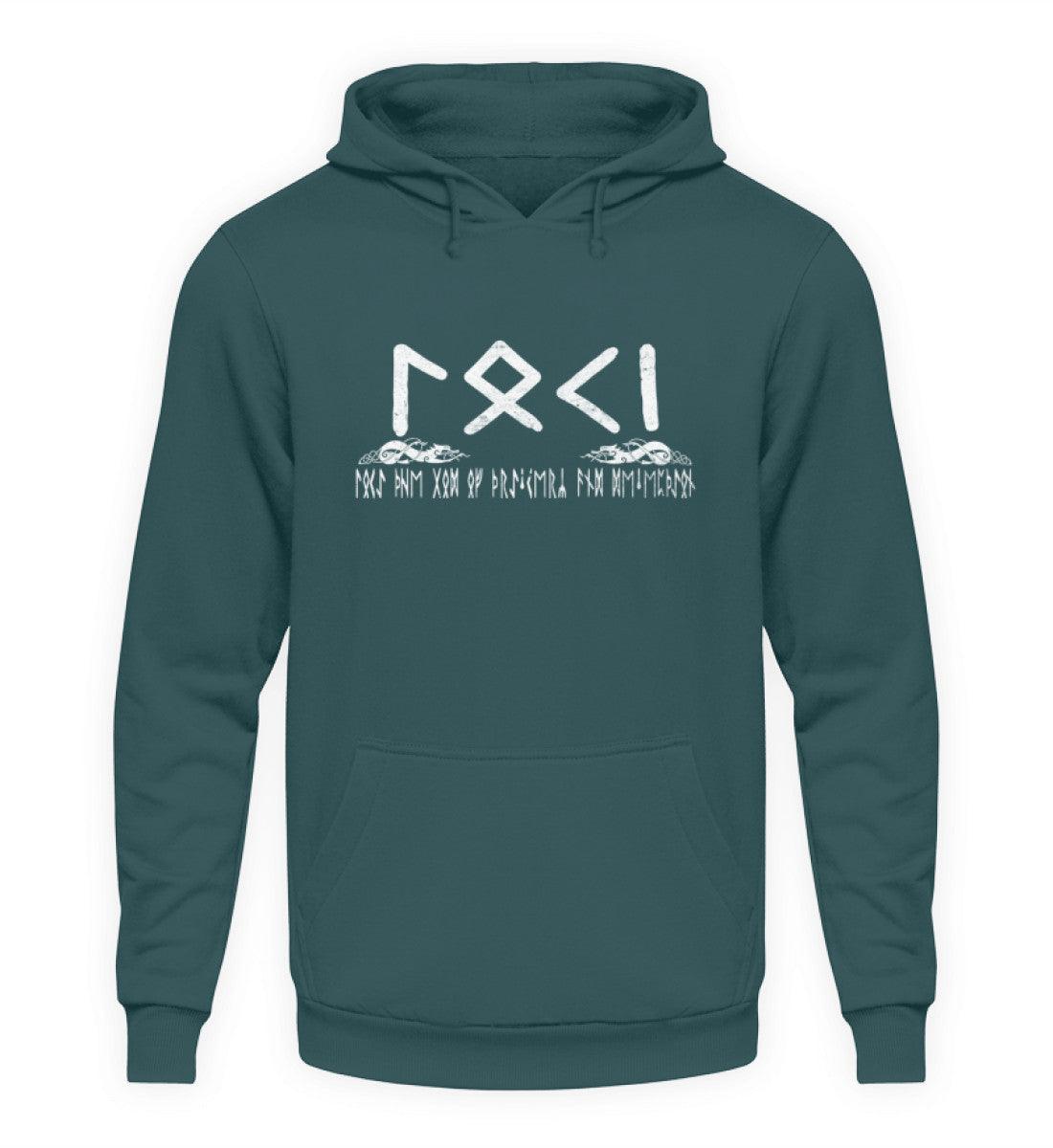 Wikinger Hoodie Loki Der Gott der List und Täuschung - Nordic Viking Wear