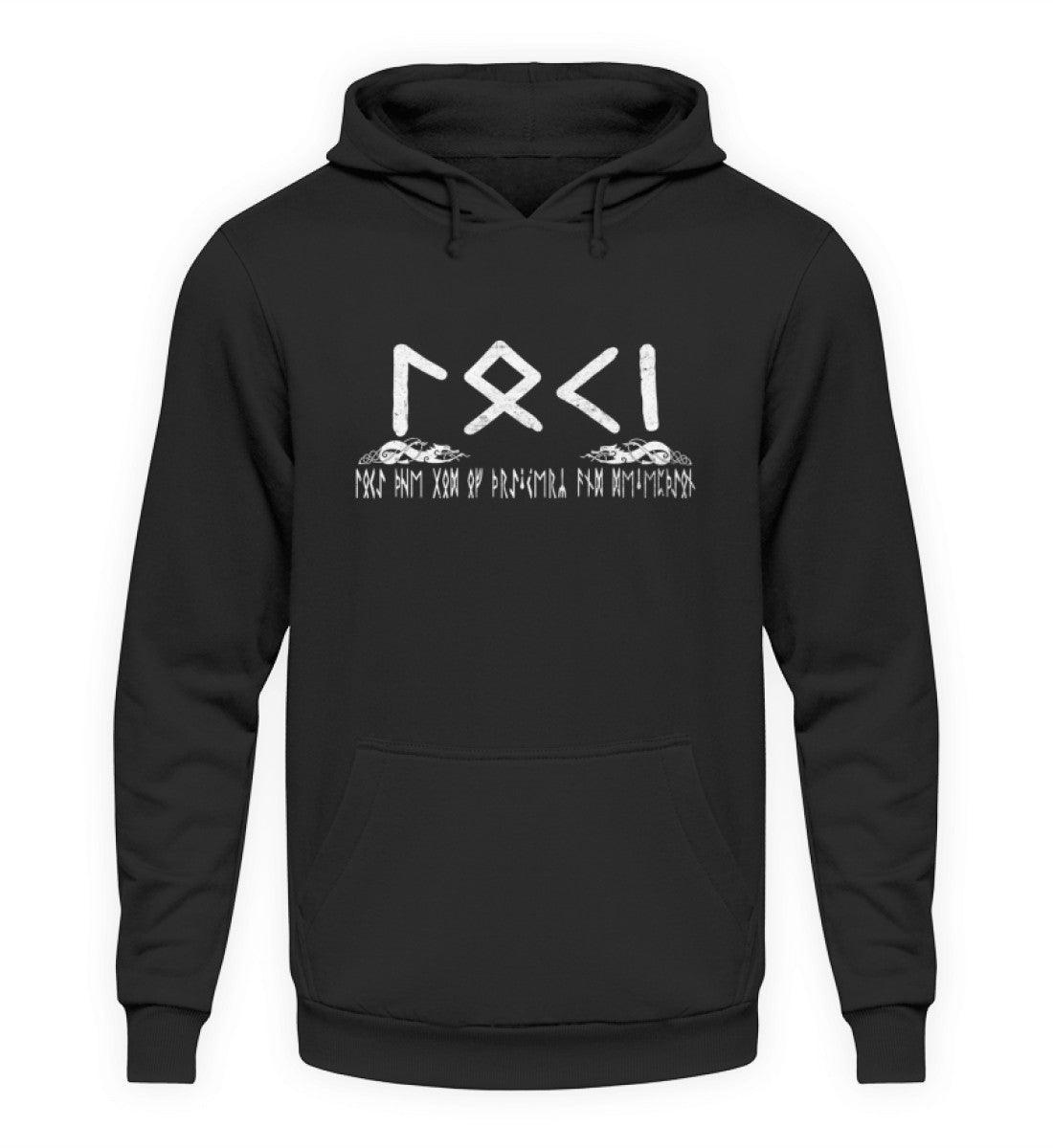 Wikinger Hoodie Loki Der Gott der List und Täuschung - Nordic Viking Wear