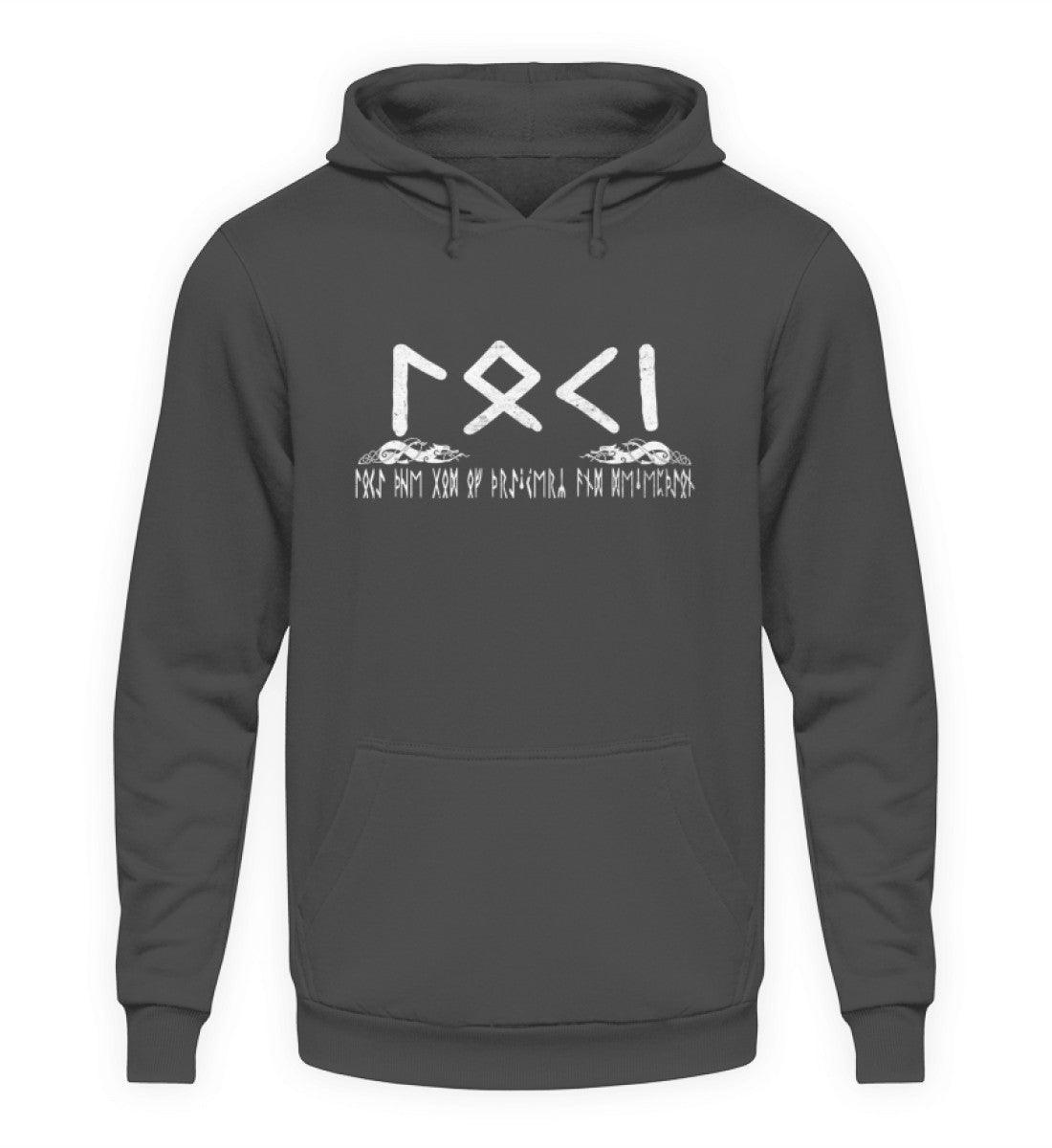 Wikinger Hoodie Loki Der Gott der List und Täuschung - Nordic Viking Wear