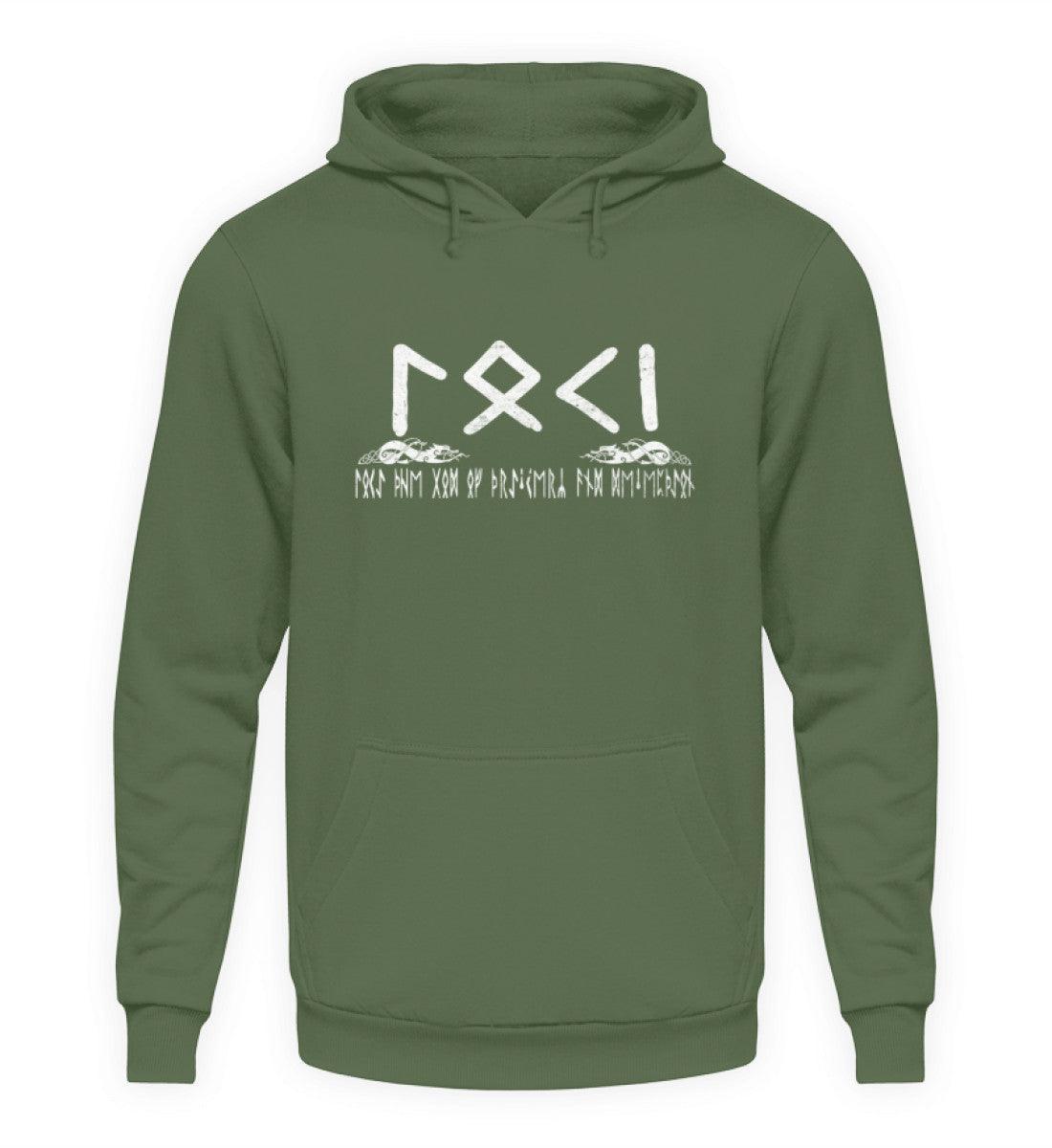 Wikinger Hoodie Loki Der Gott der List und Täuschung - Nordic Viking Wear