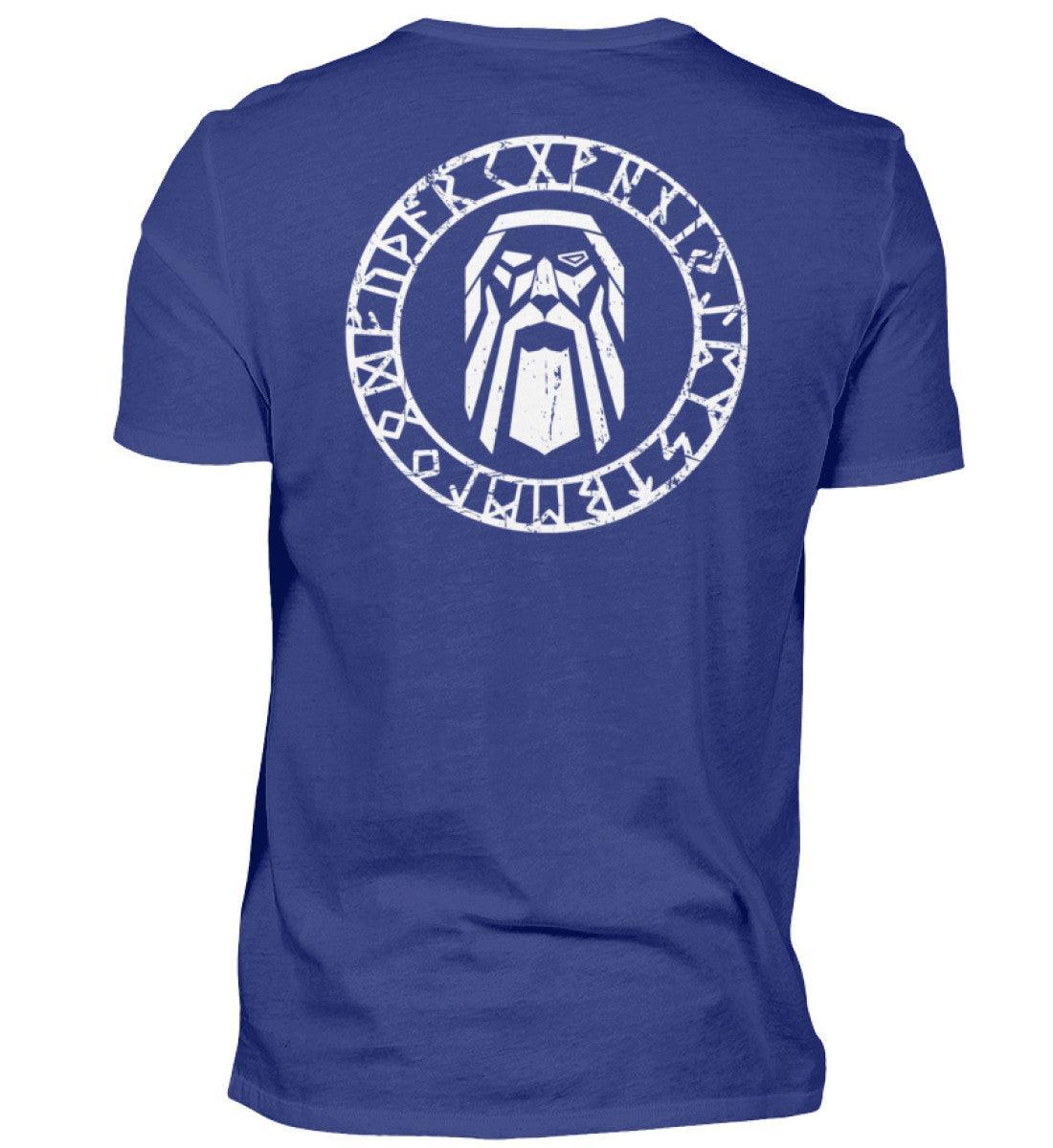 Odin im Runenkreis Wikinger– Mystisches Symbol-Premiumshirt - Nordic Viking Wear