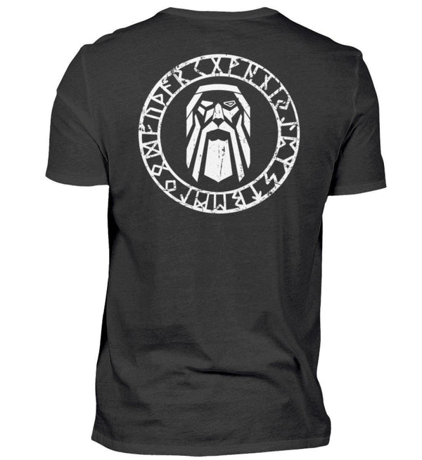 Odin im Runenkreis Wikinger– Mystisches Symbol-Premiumshirt - Nordic Viking Wear
