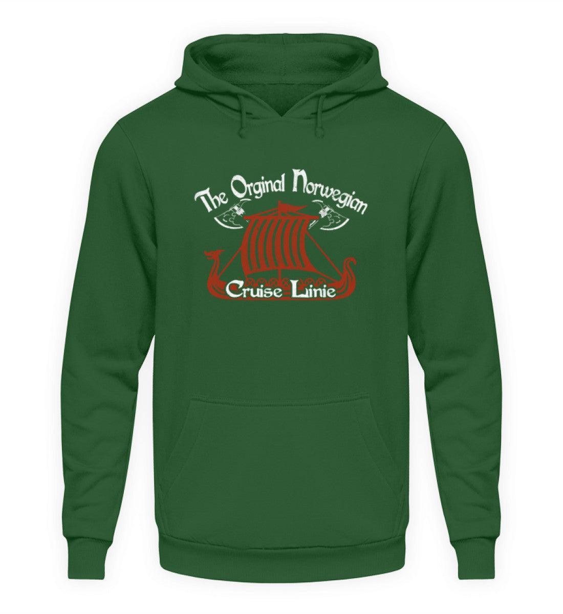 Wikinger Hoodie - "The Original Norwegian Cruise Linie" - Nordic Viking Wear