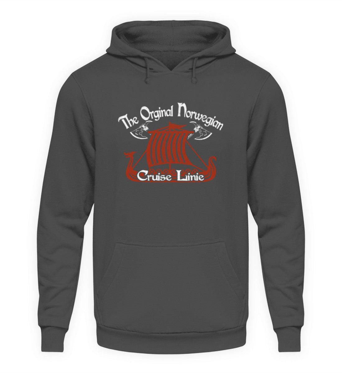 Wikinger Hoodie - "The Original Norwegian Cruise Linie" - Nordic Viking Wear