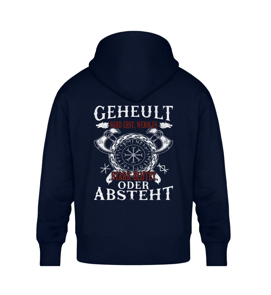 Lustiger Wikinger Oversize Hoodie Humorvolles Viking Hoodie mit witzigem Spruch und Helm of Awe - Nordic Viking Wear