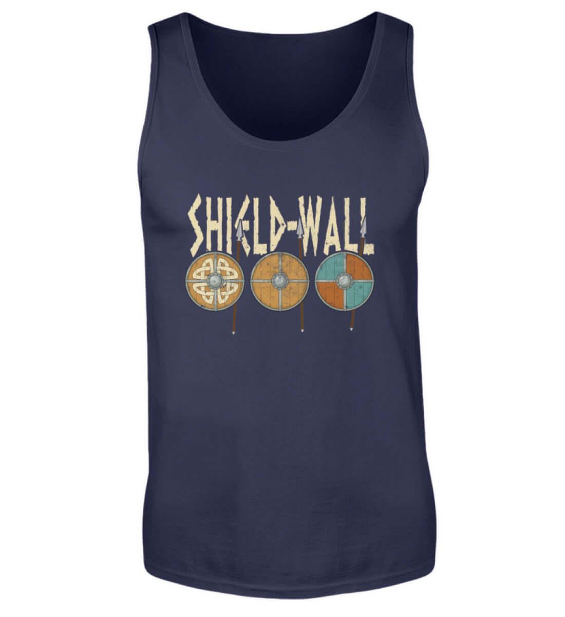 Wikinger Shield-Wall Tanktop- Krieger Verteidigungslinie - Nordische Schlacht Bekleidung - Nordic Viking Wear