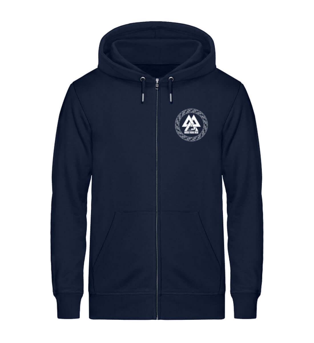 "See You In Valhalla" Wikinger-Organic Zipp-Hoodie – Ehre die Ahnen mit Stil - Nordic Viking Wear