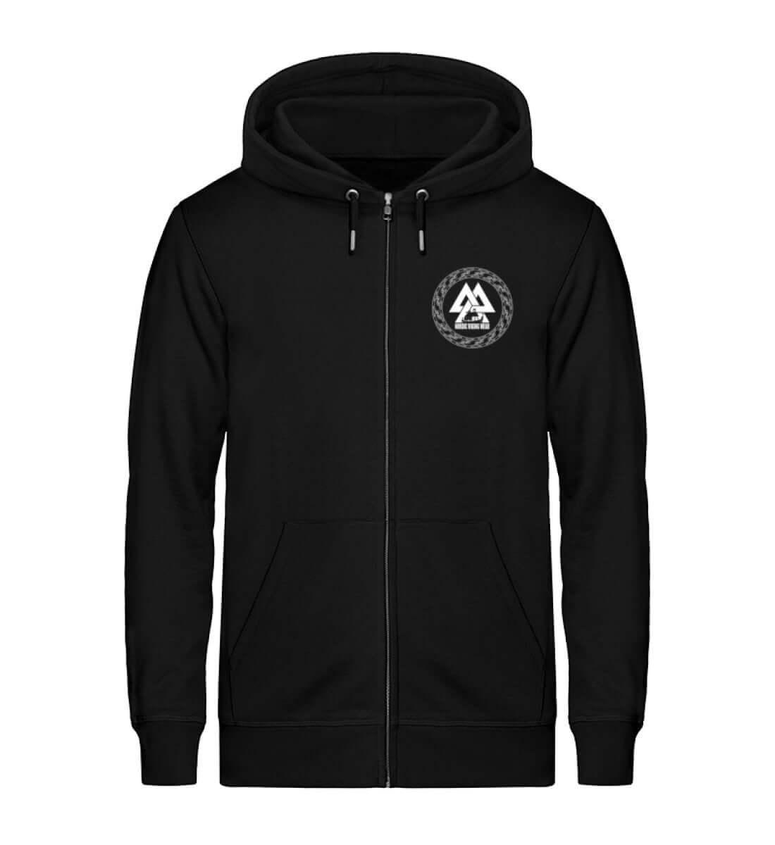 "See You In Valhalla" Wikinger-Organic Zipp-Hoodie – Ehre die Ahnen mit Stil - Nordic Viking Wear