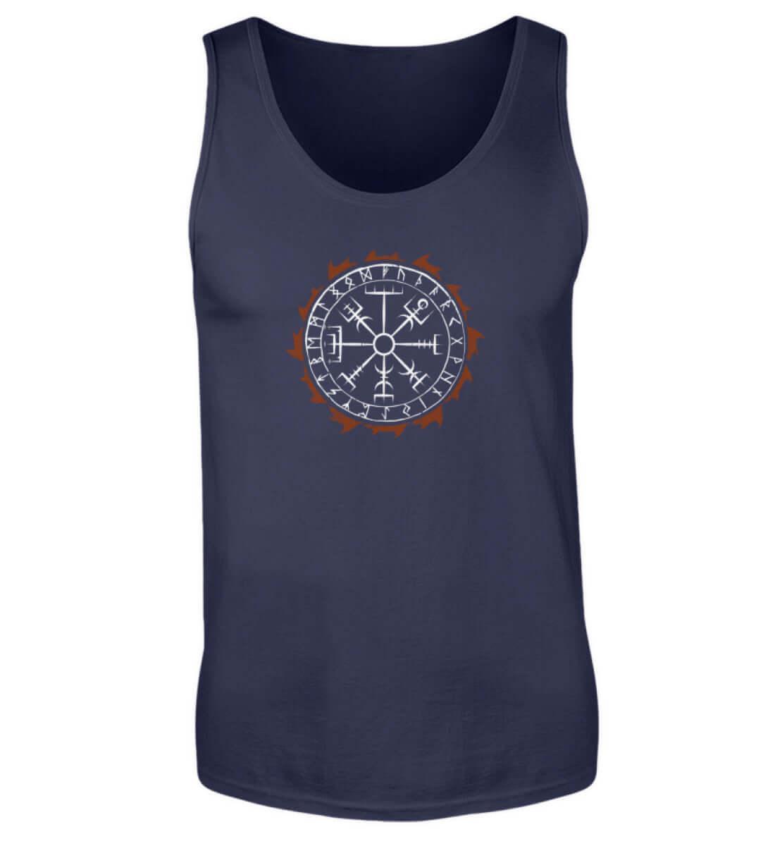 Wikinger Vegvisir Runen Tank Top – Authentisches Nordisches Symbol Design - Nordic Viking Wear