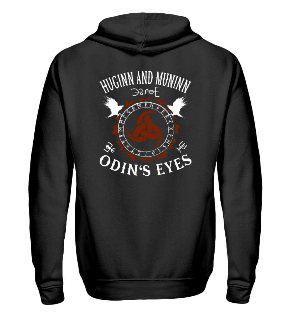 Huginn & Muninn Zipp-Hoodie – Die Augen Odins 🦅🔥 - Nordic Viking Wear