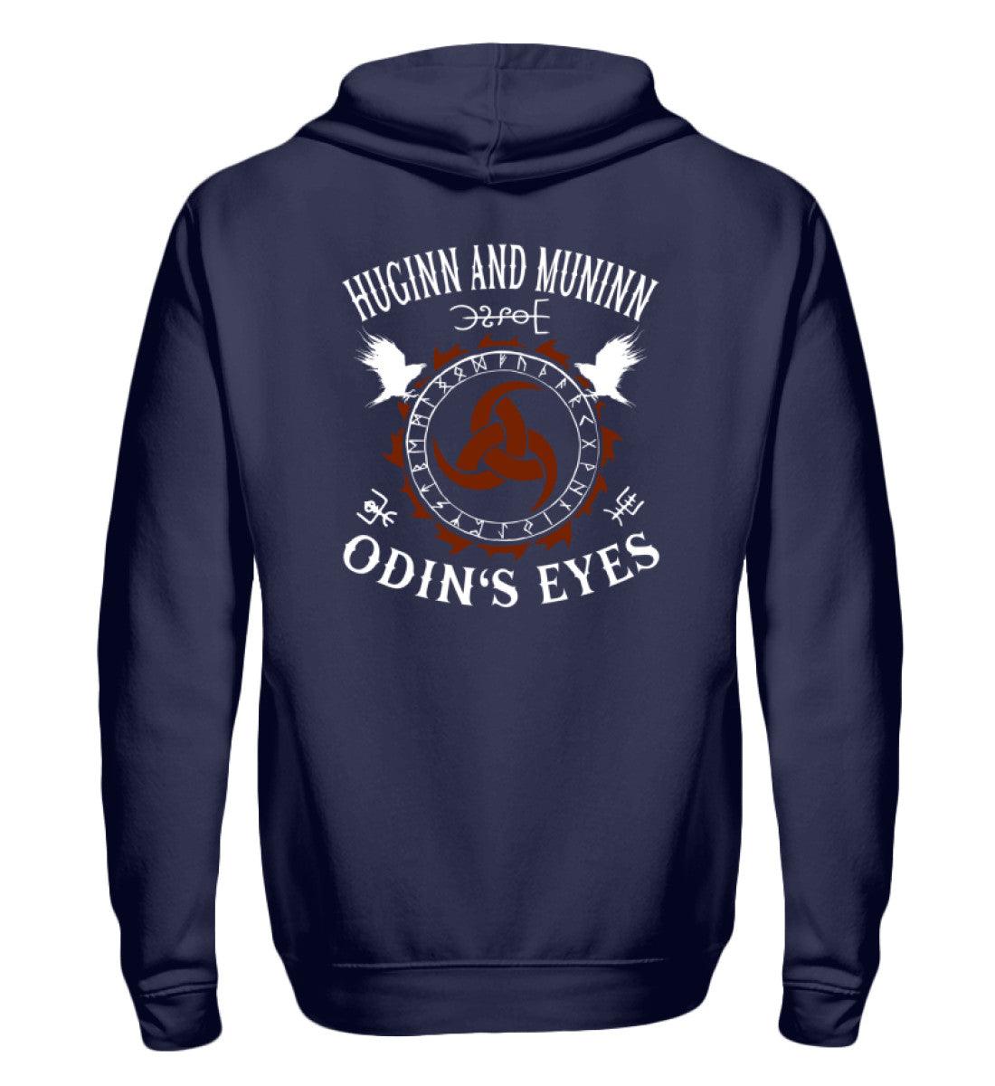 Huginn & Muninn Zipp-Hoodie – Die Augen Odins 🦅🔥 - Nordic Viking Wear