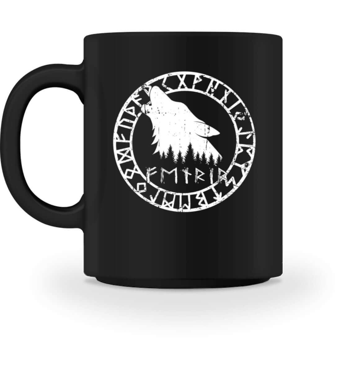 Fenrir Runenkreis Tasse – Trinke wie ein Wikinger - Nordic Viking Wear