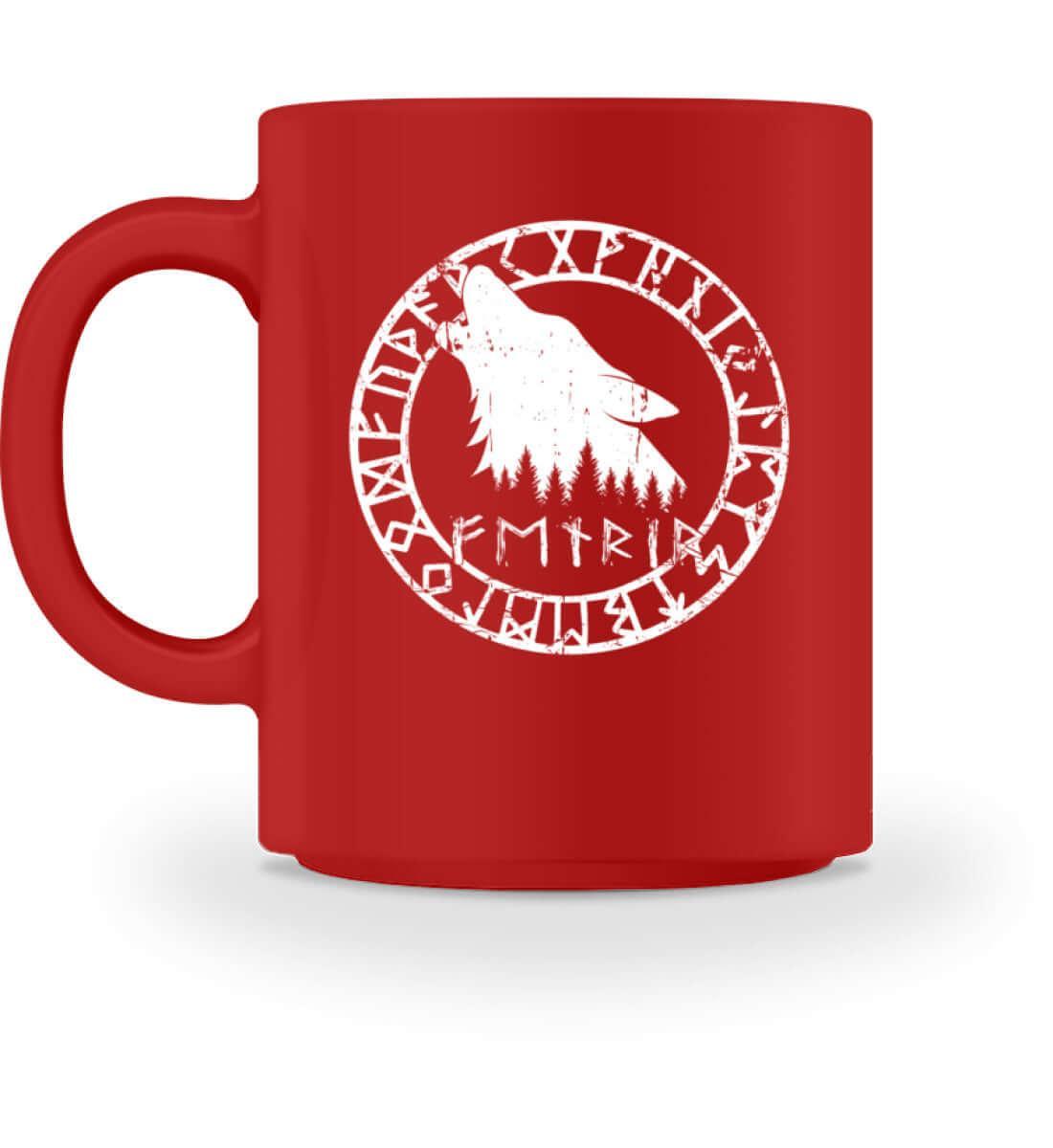 Fenrir Runenkreis Tasse – Trinke wie ein Wikinger - Nordic Viking Wear