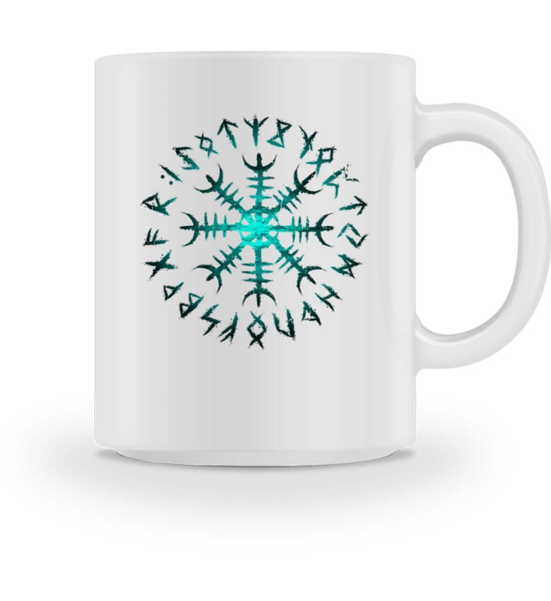 Wikinger Helm Of Awe Runen Tasse - Tasse - Nordic Viking Wear