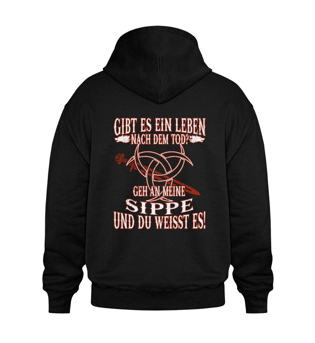 Gibt es ein Leben nach dem Tod? Geh an meine Sippe und du weißt es! Vintage Hoodie - Nordic Viking Wear