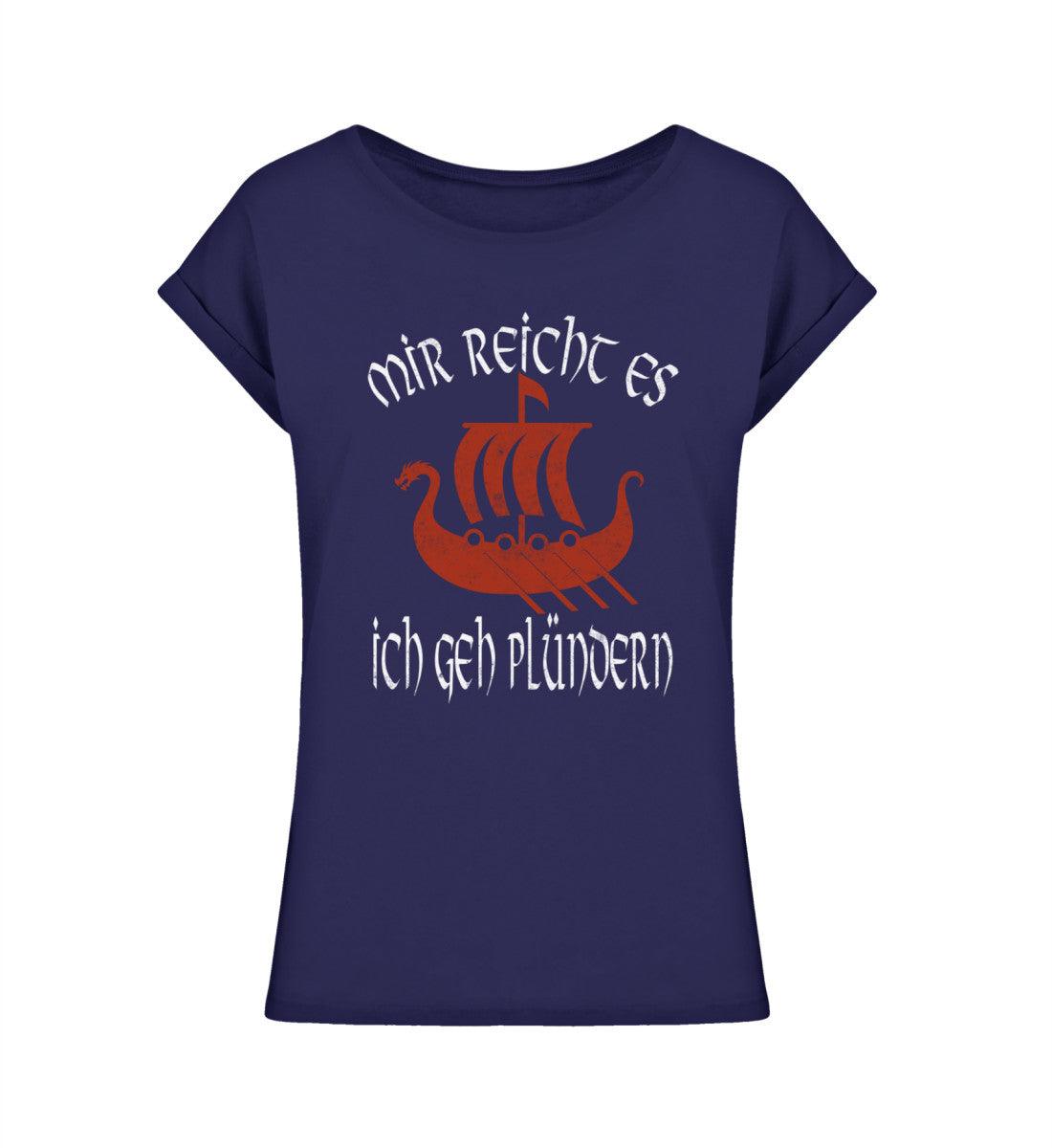 Schildmaiden Extended Shirt – "Mir reicht es, ich geh plündern" - Nordic Viking Wear