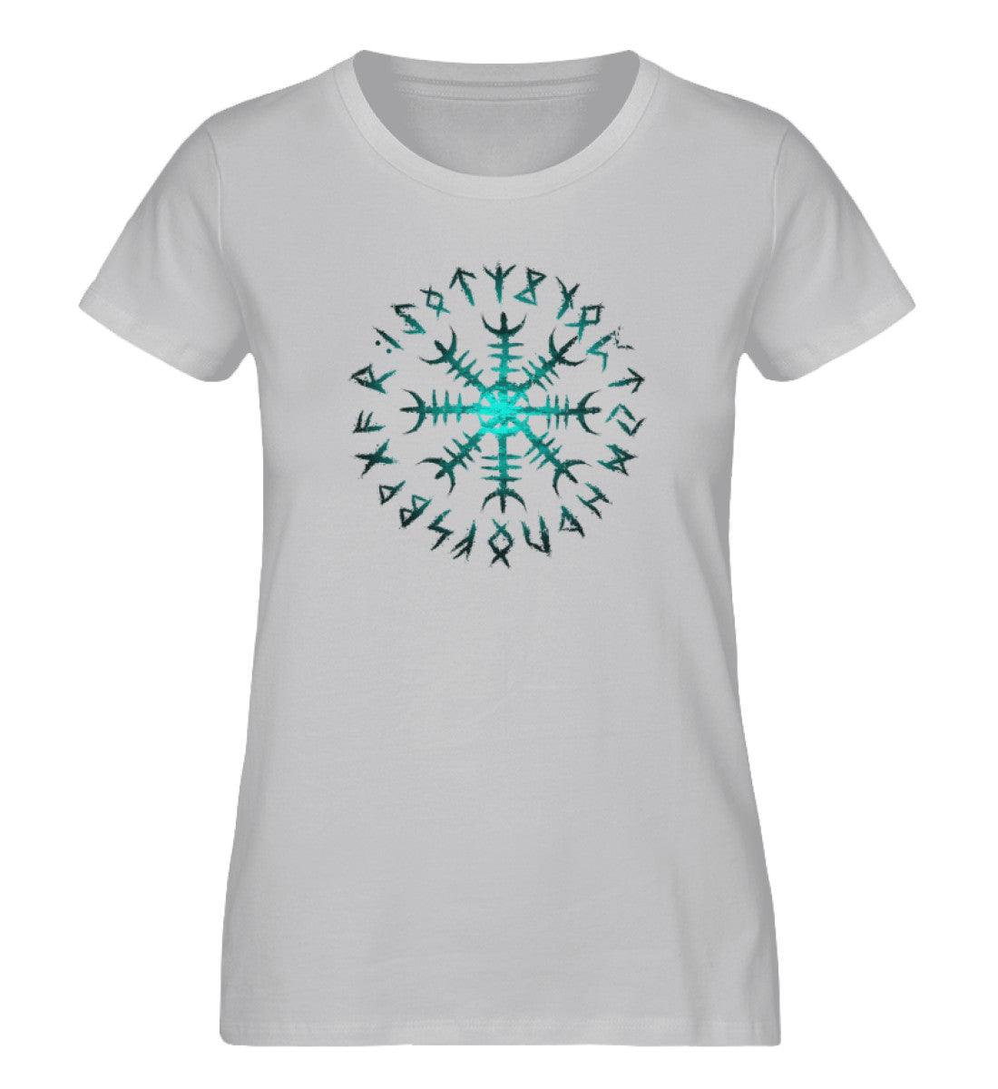 Schildmaiden Helm des Schreckens Expresser Shirt – Mystischer Runenkreis - Nordic Viking Wear