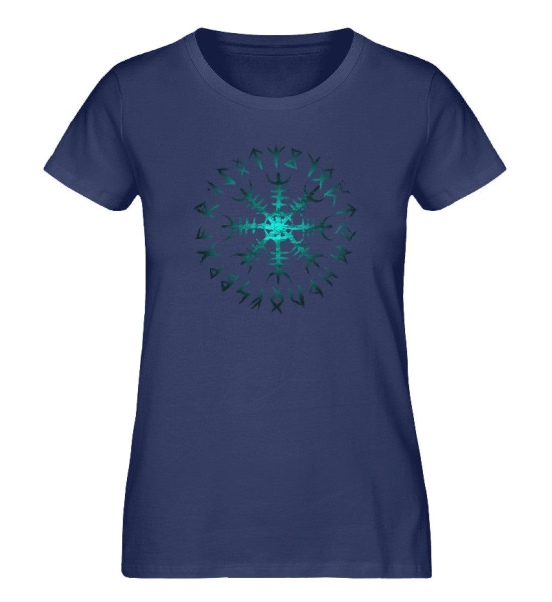 Schildmaiden Helm des Schreckens Expresser Shirt – Mystischer Runenkreis - Nordic Viking Wear