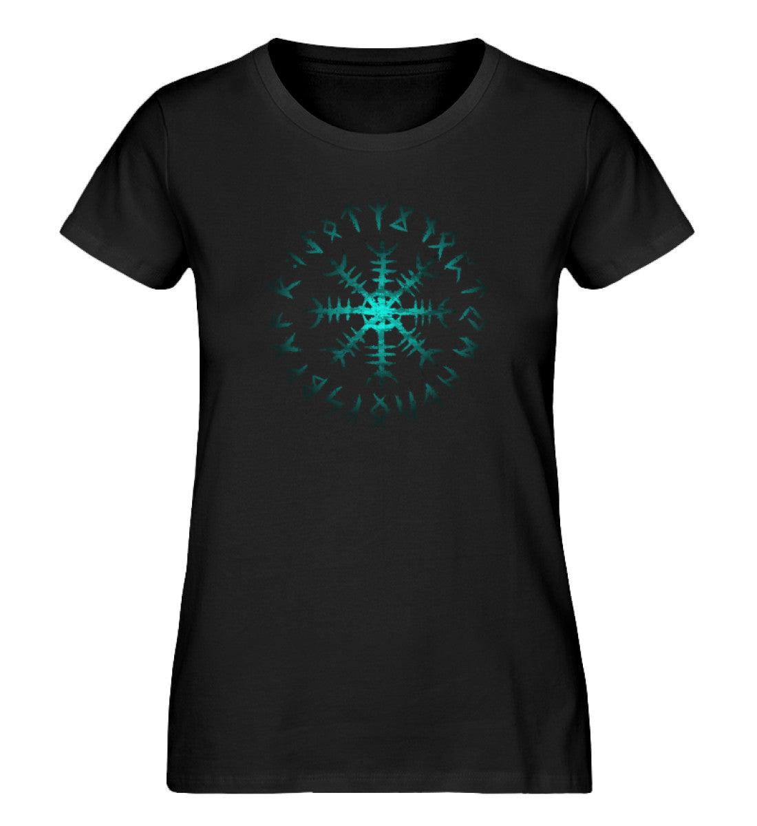 Schildmaiden Helm des Schreckens Expresser Shirt – Mystischer Runenkreis - Nordic Viking Wear