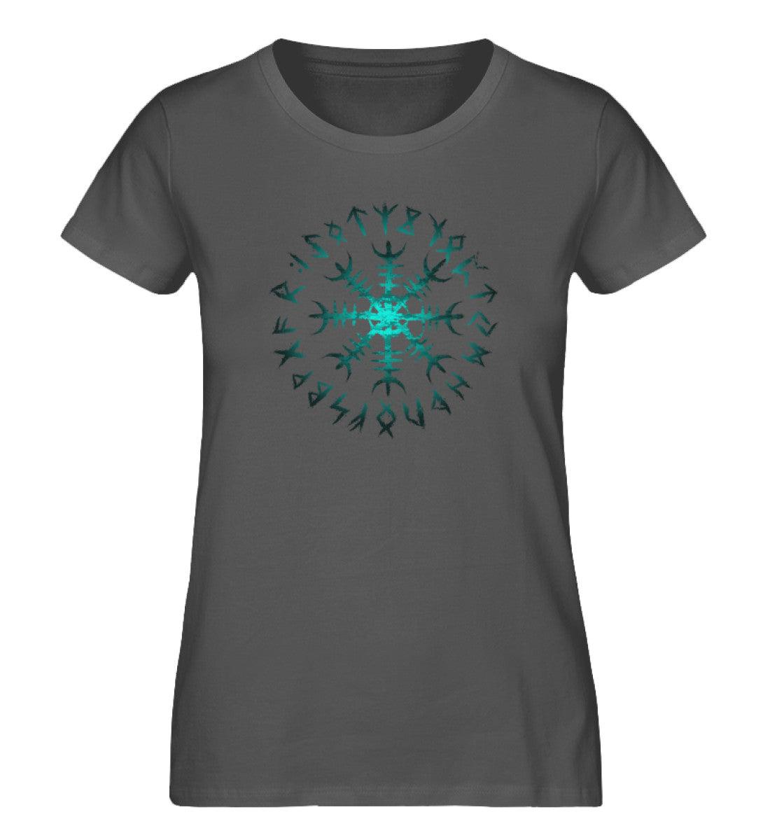 Schildmaiden Helm des Schreckens Expresser Shirt – Mystischer Runenkreis - Nordic Viking Wear