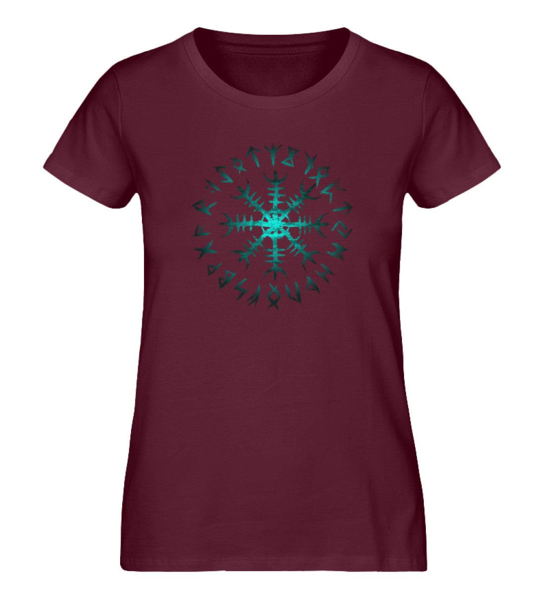 Schildmaiden Helm des Schreckens Expresser Shirt – Mystischer Runenkreis - Nordic Viking Wear