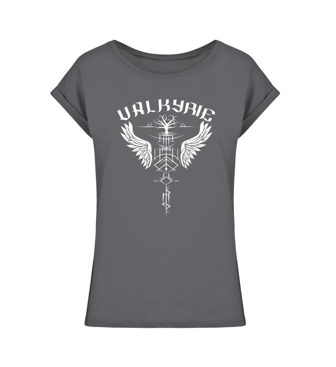 Schildmaiden Extendet Shirt – Walküre-Design mit Flügeln & Yggdrasil - Nordic Viking Wear