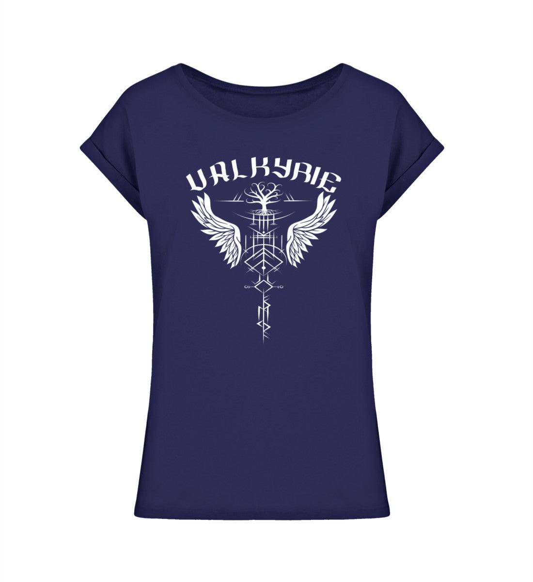 Schildmaiden Extendet Shirt – Walküre-Design mit Flügeln & Yggdrasil - Nordic Viking Wear