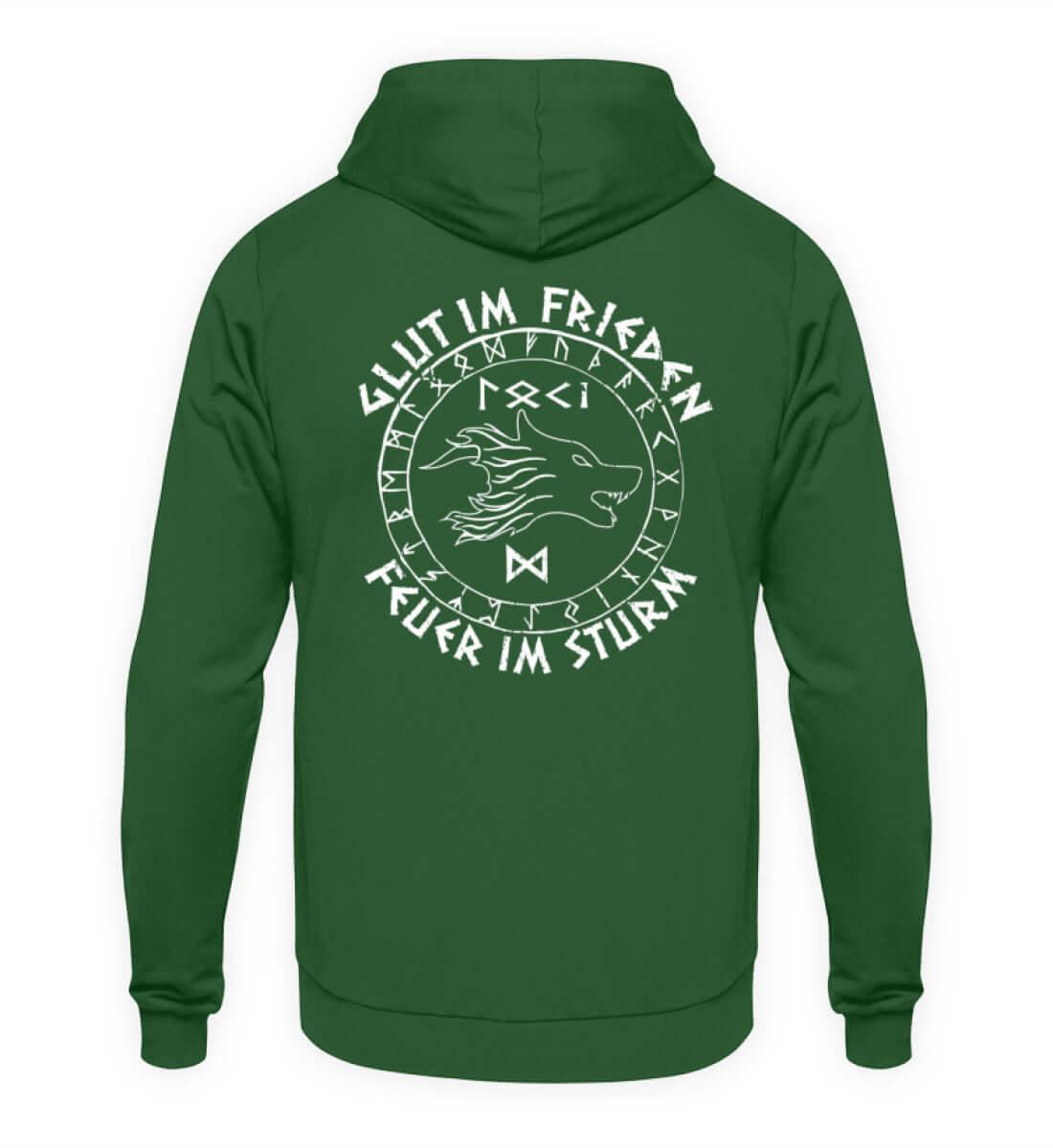 Wikinger Hoodie Backprint "Loki's Erbe" – Kraft und List im nordischen Design - Nordic Viking Wear