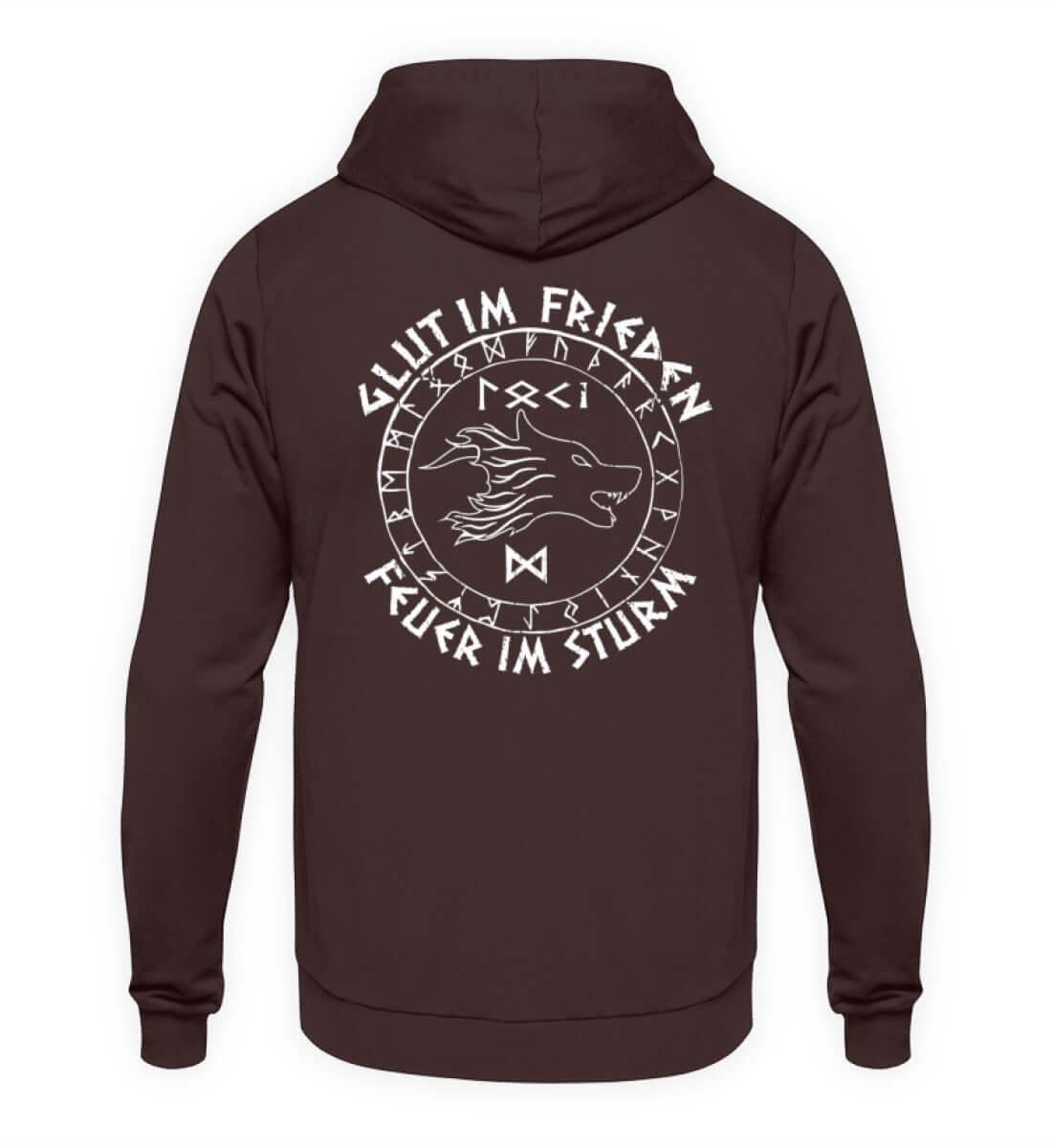 Wikinger Hoodie Backprint "Loki's Erbe" – Kraft und List im nordischen Design - Nordic Viking Wear